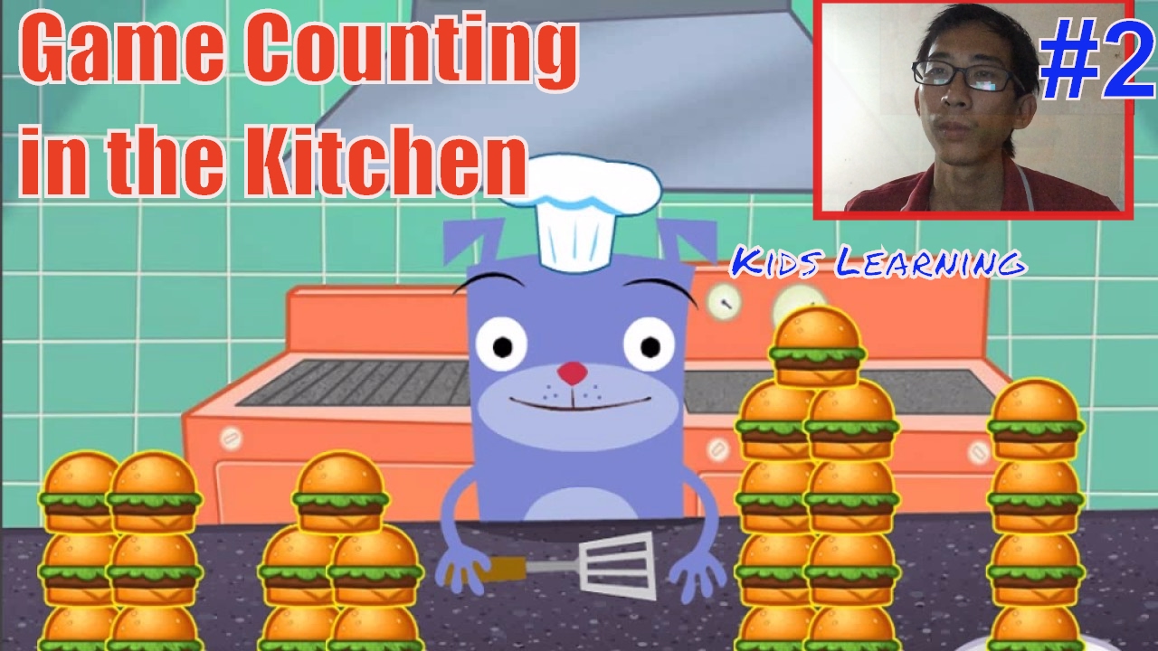 Game Counting in the Kitchen, kids learning #2