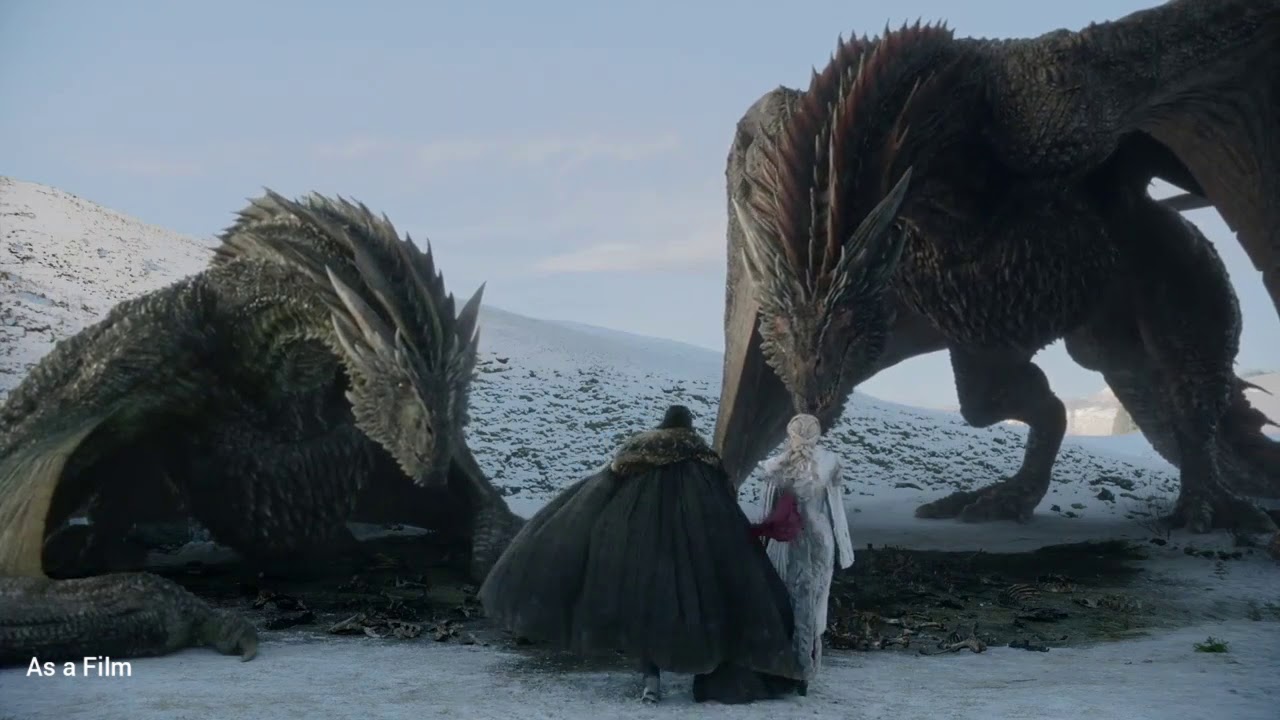 Game Of Thrones | Jon Snow Ejderhaya Biniyor