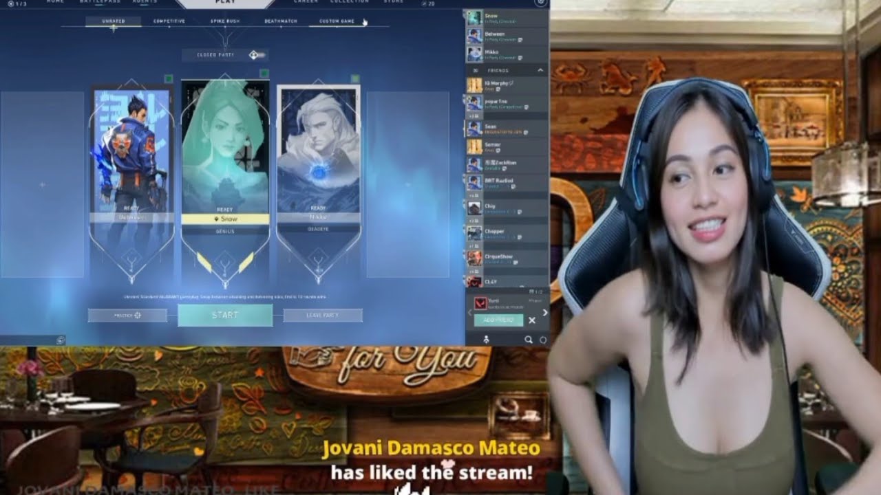 Gamer Girls : Valorant with Sheila Snow - If looks could kill.