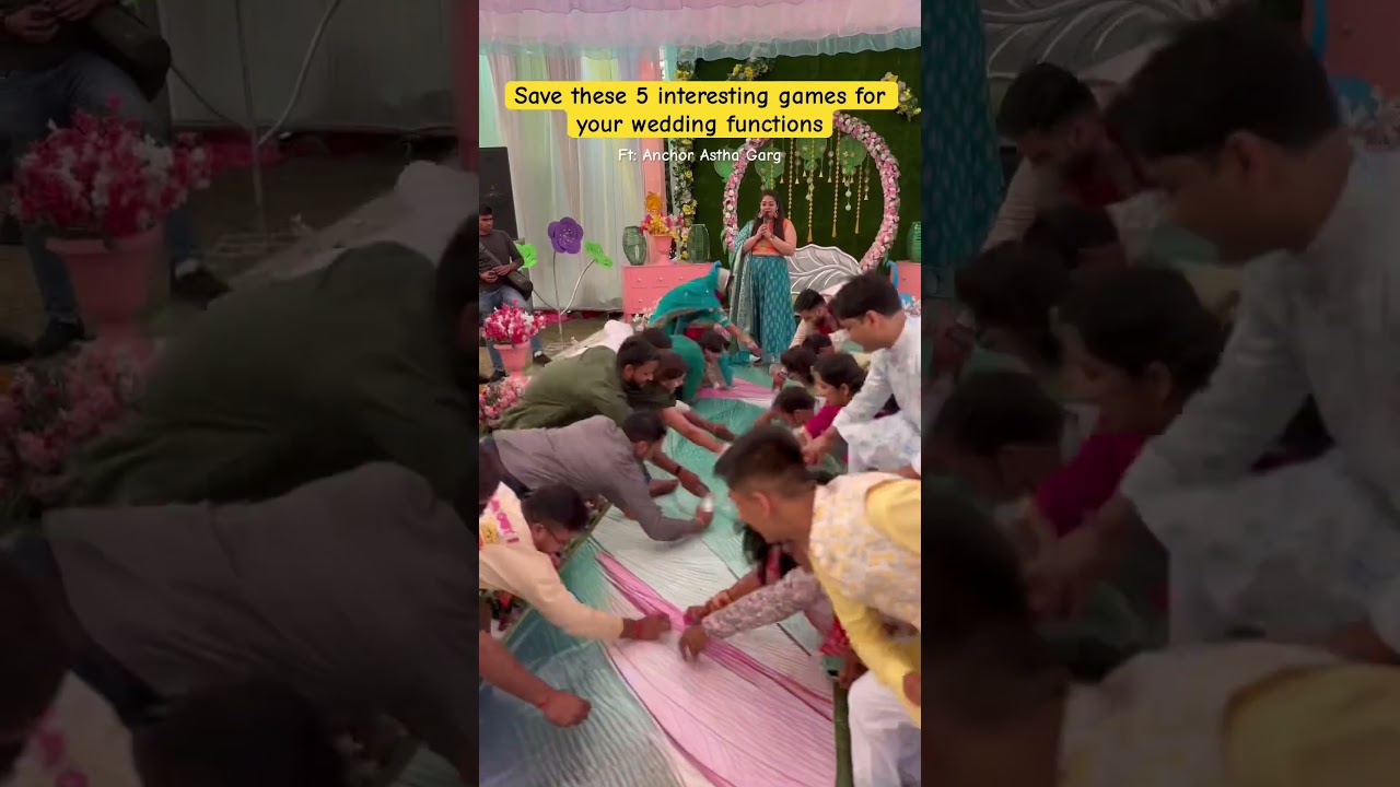 Games for Haldi Mehandi #bestanchor #anchoring #weddinghost #games #emceewedding #emceelife
