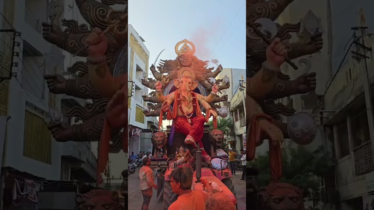Ganesh Utsav 2024 Celebrations in Jalna | Grand Processions & Devotion ❤️🙏 | #GaneshUtsav #jalna