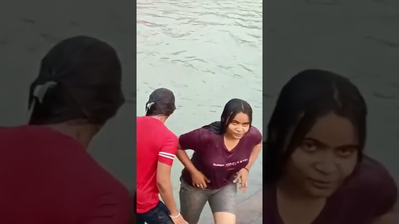 Ganga Snan 2025 | Holy Bathing | Desi Bhabhi Bathing | Simaria Ghat Snan #gangasnan