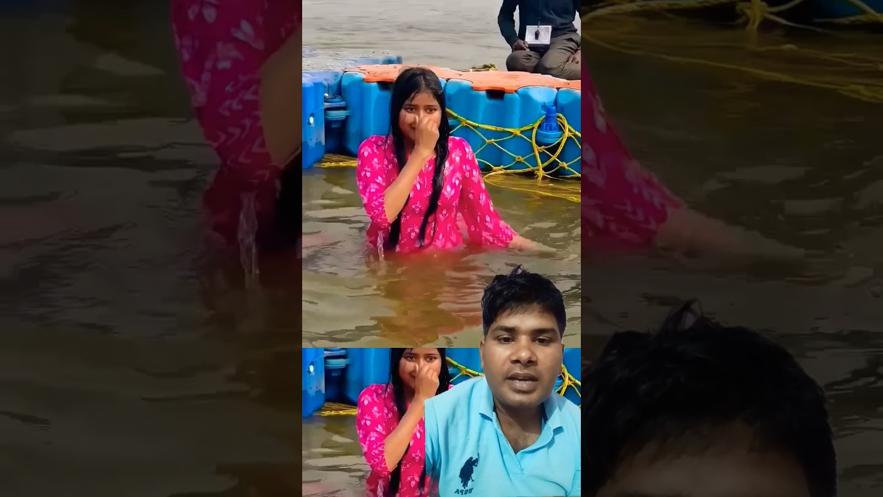 ganga snan viral video 📸 || reaction official vlogs || ganga snan video #trending #ganga #shortsfeed