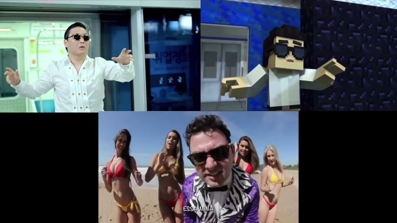 Gangnam Style parody mashup 3
