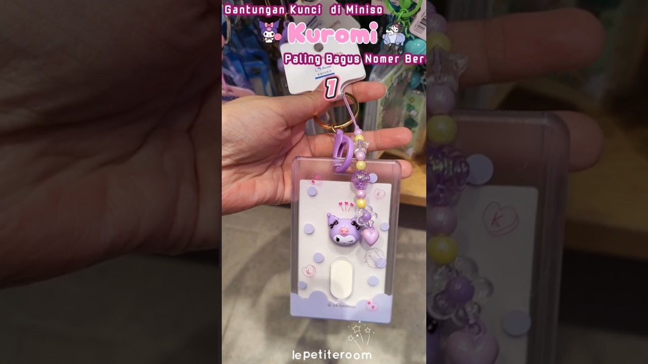 Gantungan Kunci Kuromi 🍇🫐 Mana paling gemes gaiss #sanrio #cute #kuromi #mymelody #kawaii #koromi