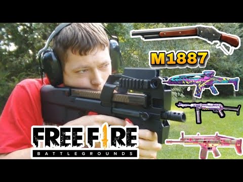 garena freefire guns in real life ! Groza,ak47,mp40,m1014 in reallife