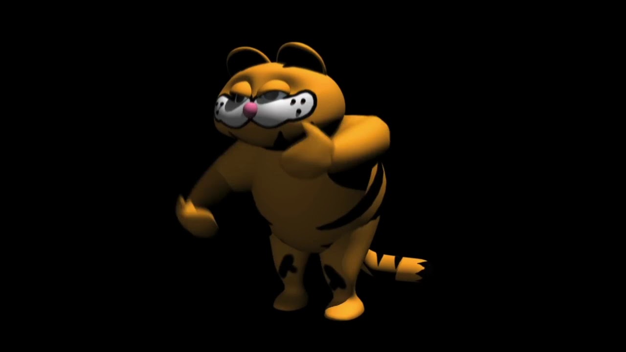 Garfield Dancing to Happy