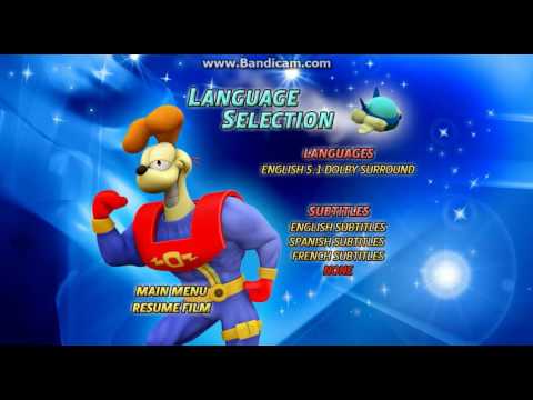 Garfield Pet Force 2009 DVD Menu Walkthrough