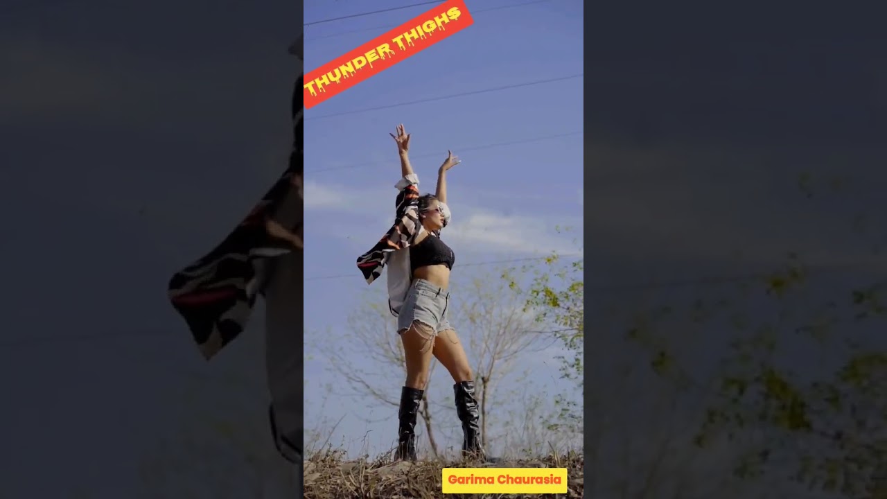 Garima Chaurasia Strong Thunder Thighs Show 💥👀🔥#garimachaurasia #shortsvideo #shorts