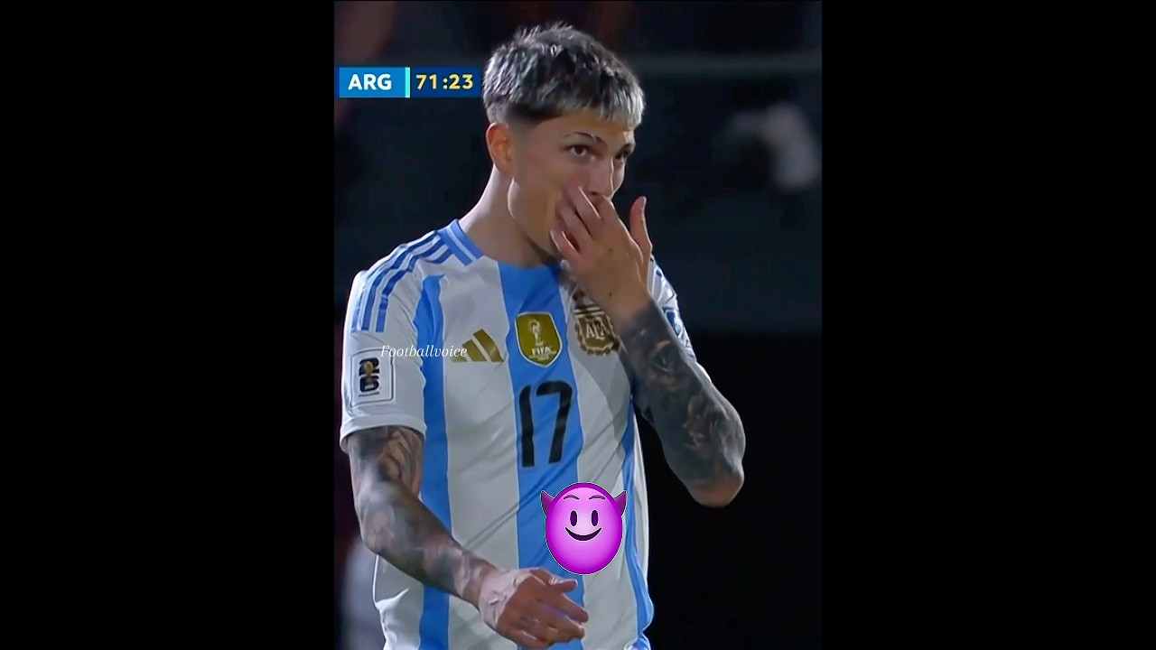 Garnacho Took Revenge on Messi🥶 #football #messi #garnacho #argentina