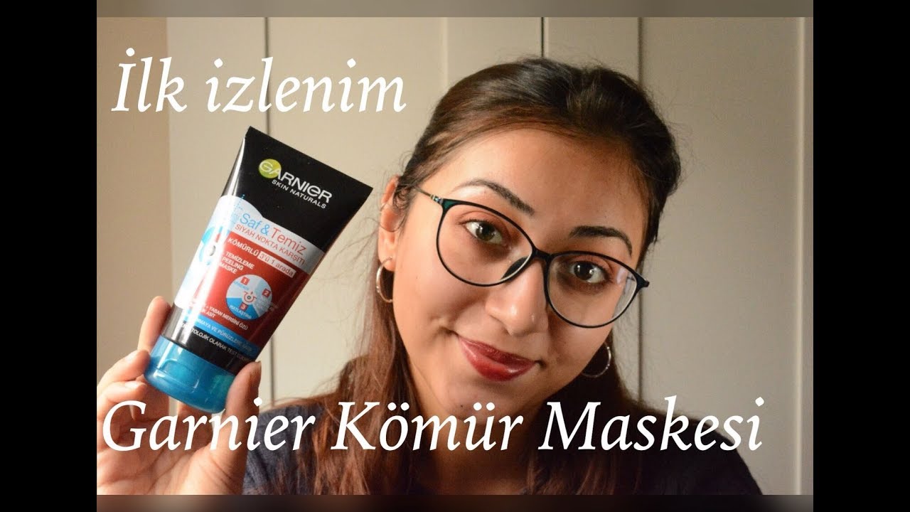 GARNİER 3Ü 1 ARADA KÖMÜR MASKE PEELİNG TEMİZLEME | İLK İZLENİM