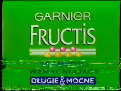 Garnier Fructis Długie Mocne   Antyłamanie Antyrozdwajanie Antymatowienie   reklama czerwiec 2004