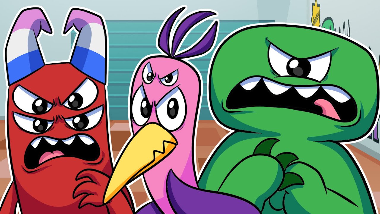 GARTEN OF BANBAN, But they're MONSTERS?! Garten of Banban 3 Animation