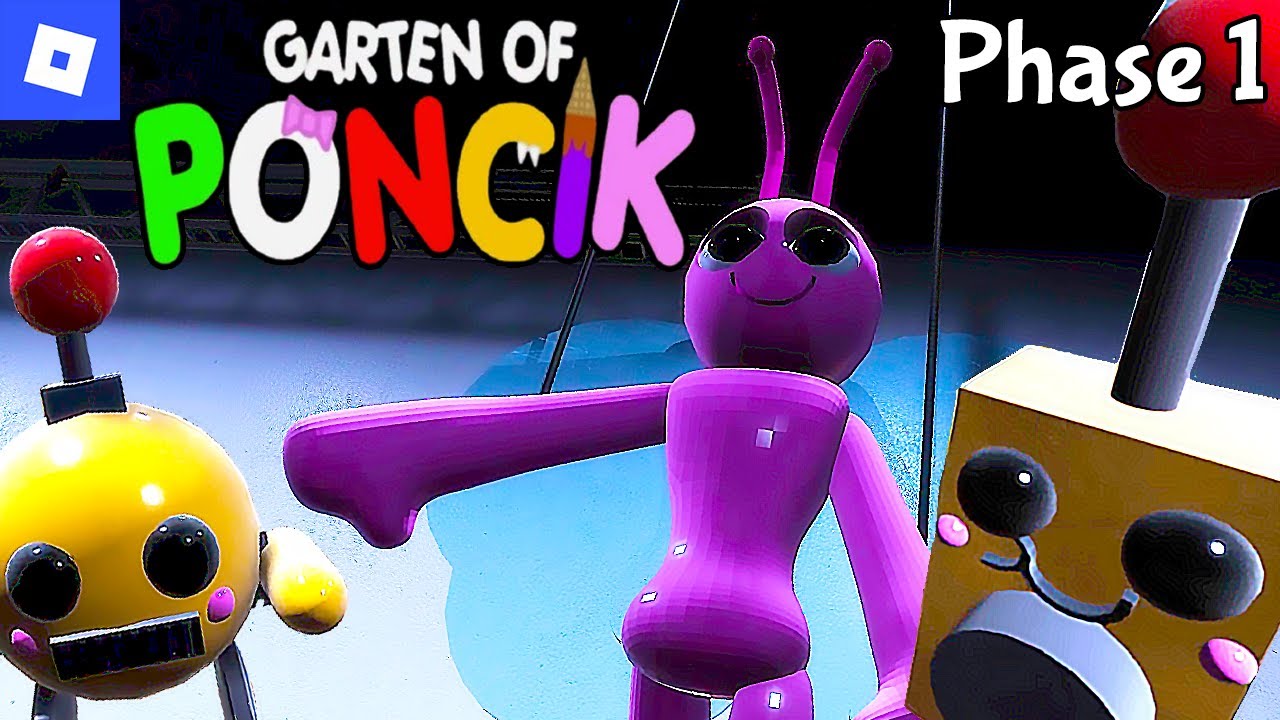 Garten of Poncik Remake [Phase 1] : roblox mascot horror gameplay walkthrough