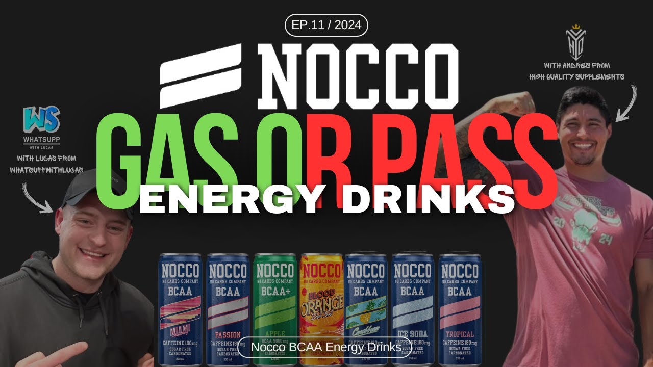 Gas Or Pass Energy Drinks: Nocco BCAA Energy