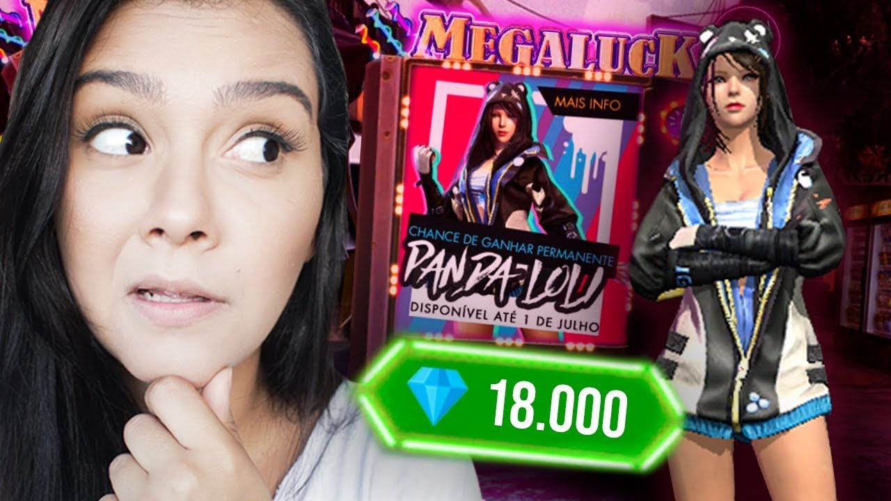 GASTEI 600 REAIS ATRÁS DA NOVA ROUPA DE PANDA | FREE FIRE