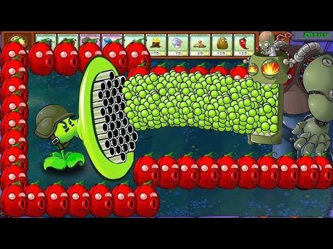 Gatling Pea 100 Cherybom vs Gigargantuar Dr zombos ||Plants vs Zombies #2