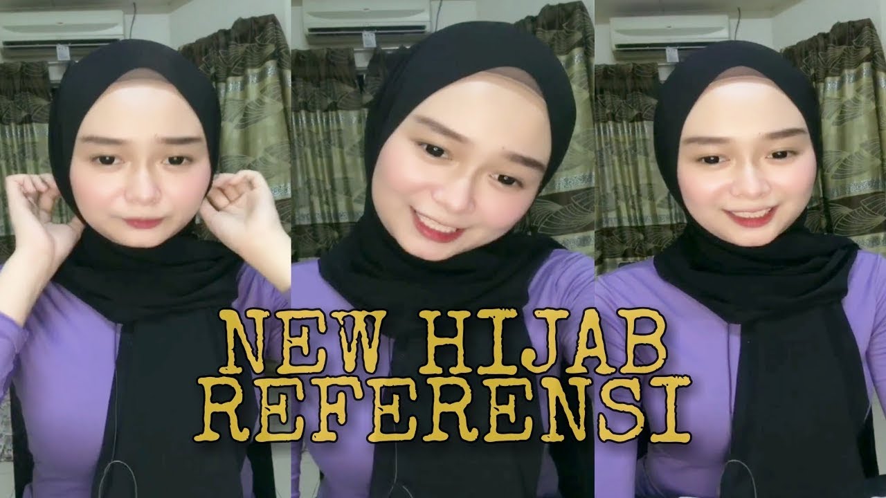 Gaya Hijab Mamah Muda• Fashion Hijab Code DRH102 Black collor