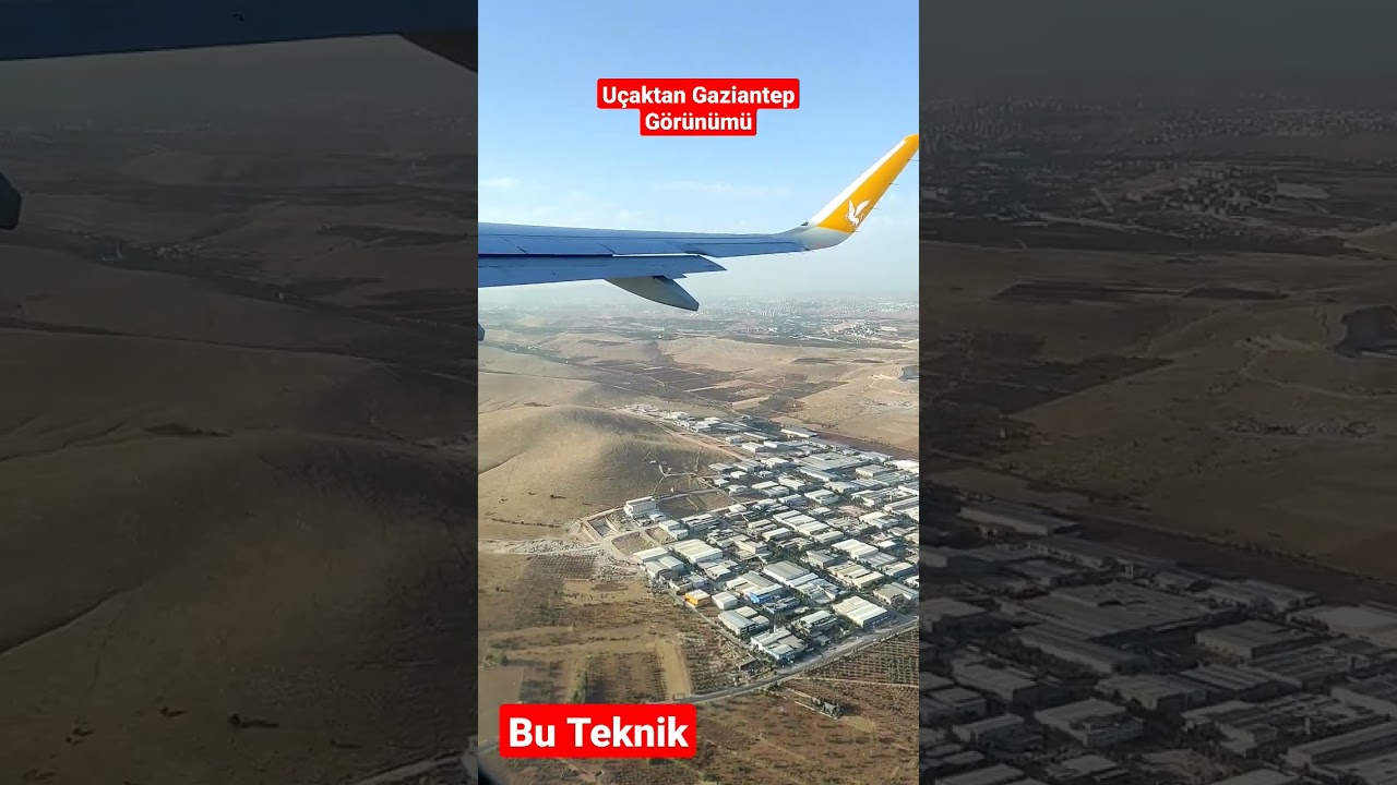 Gaziantep View View from Pegasus Plane #shorts