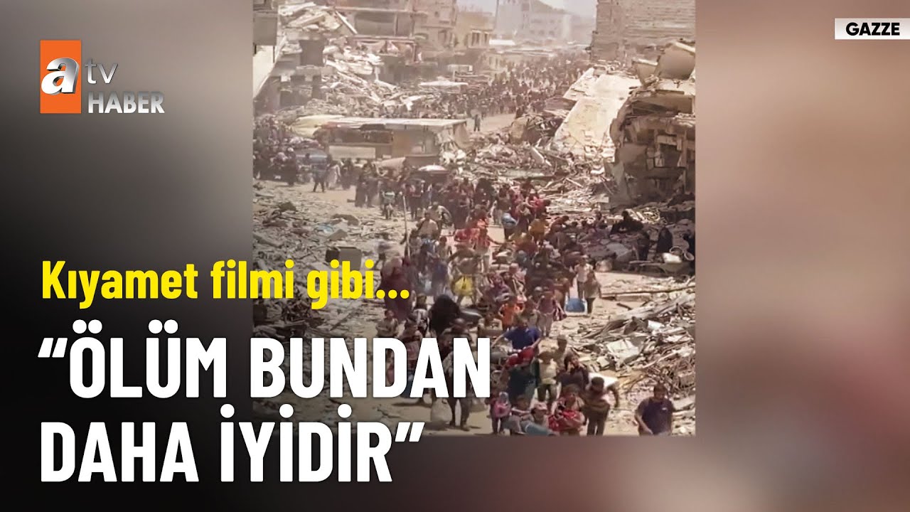Gazzeliler zorunlu göçe mahkum - atv Ana Haber 9 Ağustos 2024