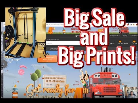 GearBest Mega 4 Year Anniversary Sale is here - Max height CR-10 Print