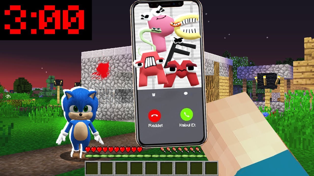 GECE 03:00'TE ALPHABET LORE BENİ ARIYOR! 😨 Minecraft