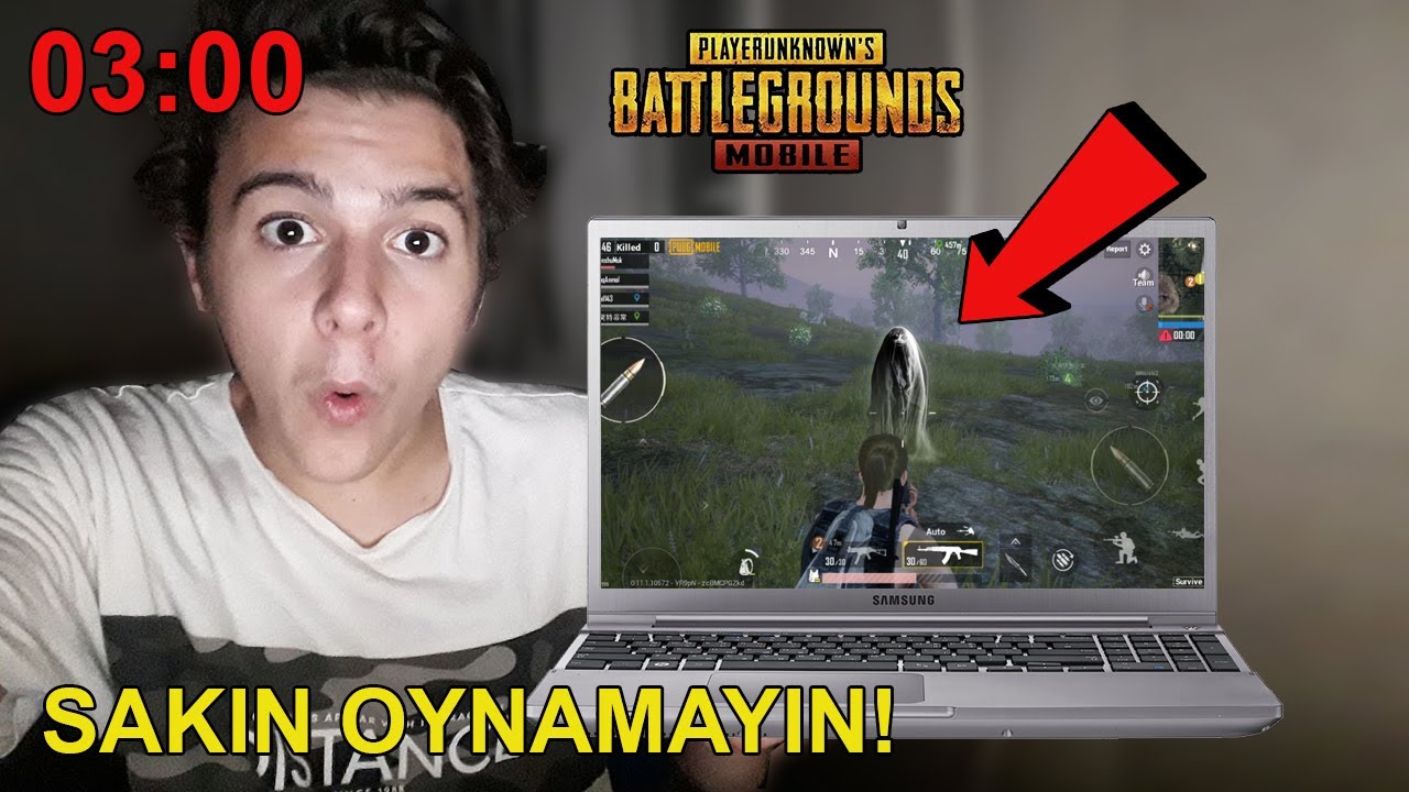 GECE 3'te SAKIN PUBG MOBILE OYNAMAYIN! (Hayalet Gözüktü)