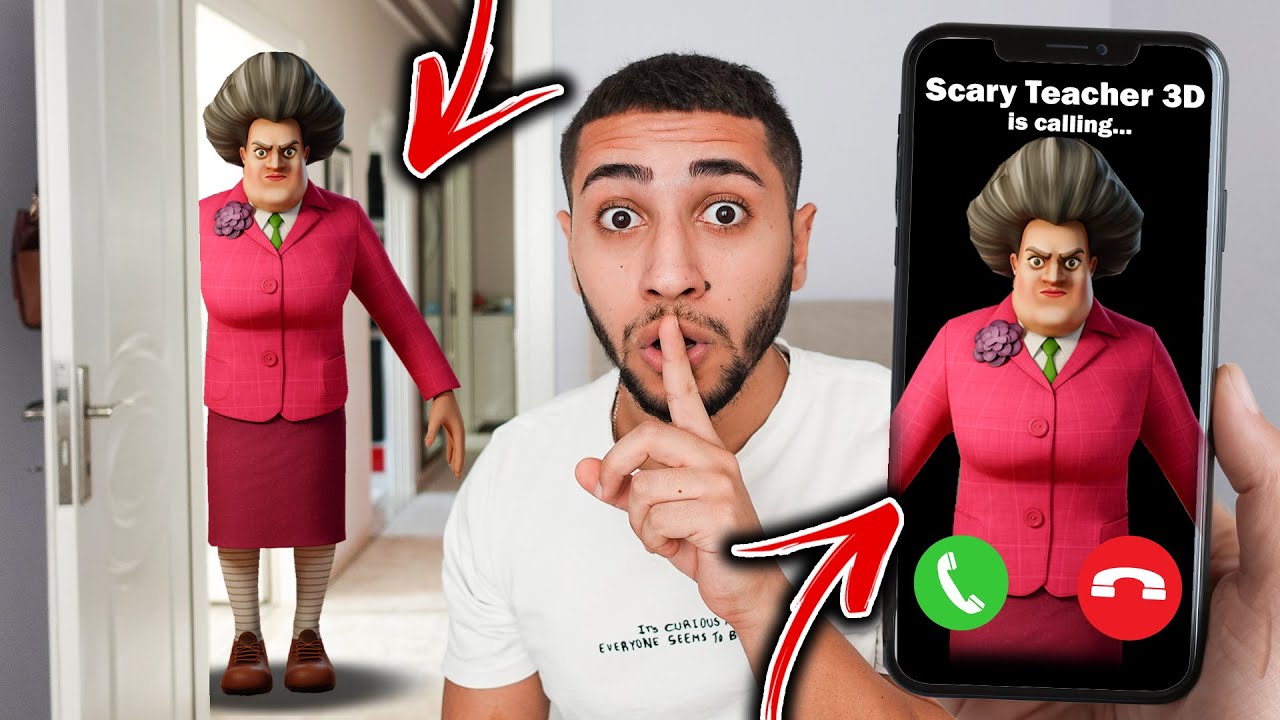 GECE 3'te SCARY TEACHER 3D DELİ ÖĞRETMEN SİZİ ARARSA SAKIN AÇMAYIN !! (AÇTIM BAKIN NE OLDU ?)