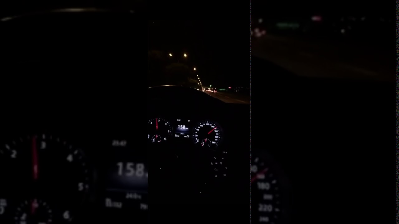 Gece araba ile hızlı snap’’’...