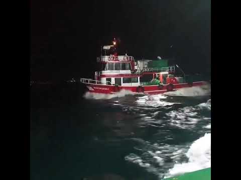 gece dalgalı tekne Snap tekne story