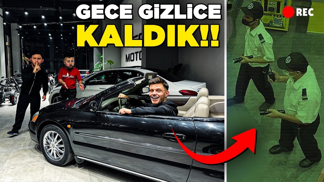 GECE GALERİDE KALMAK!? (yakalandık)