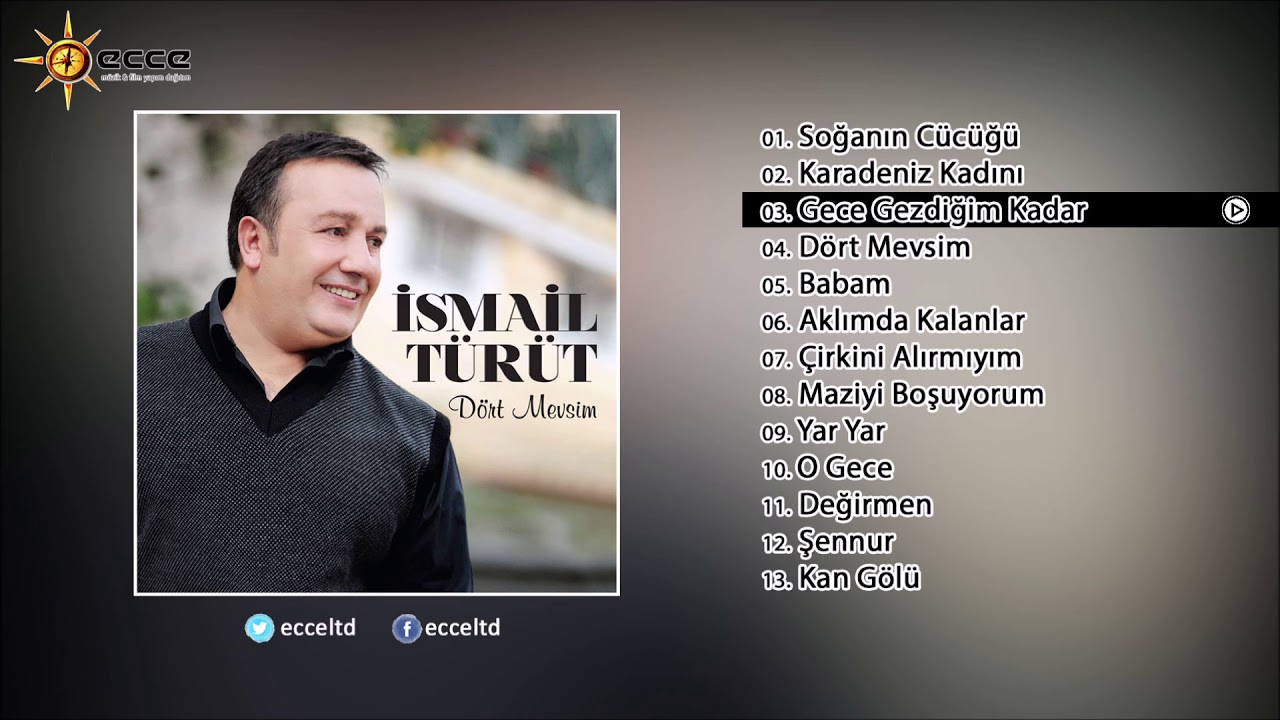 Gece Gezdiğim Kadar - İsmail Türüt