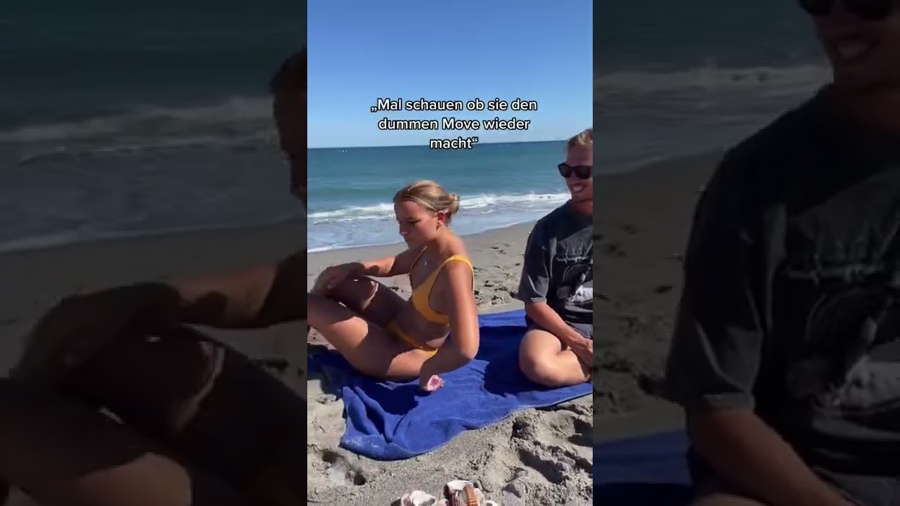 Gedanken am Strand 🏝 PT2 #shorts #tiktok #jonathanschoeck #couple