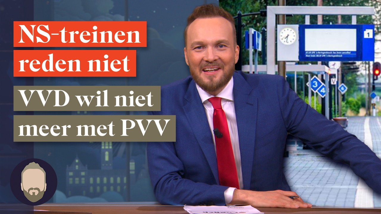 Geen NS-treinen door staking | VVD wil niet regeren met PVV | NAVO moet sterker zegt Rutte | LUBACH
