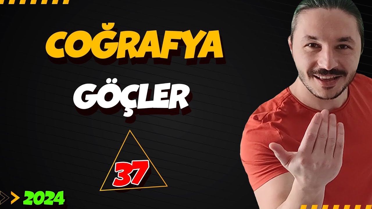 🌍GÖÇ-EKONOMİK FAALİYETLER 🔴39 GÜNDE TYT COĞRAFYA KAMPI-37🟡10.SINIF COĞRAFYA  📌2025