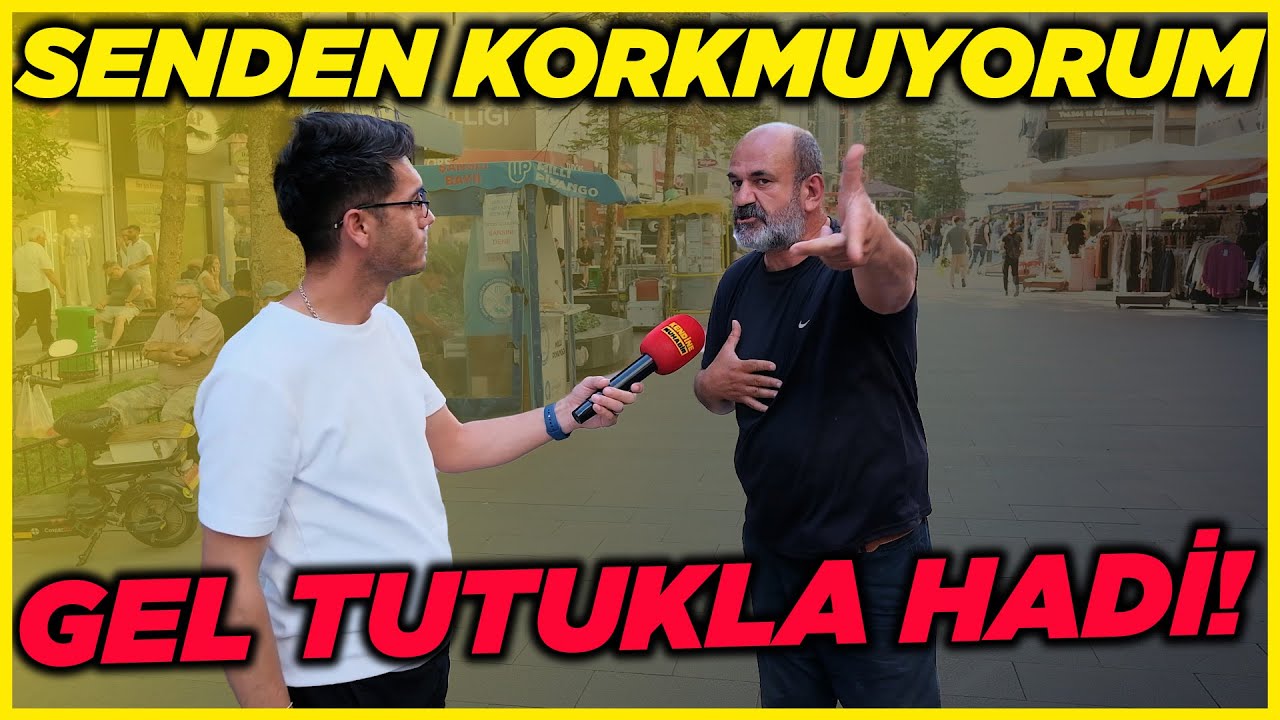 GEL BENİ TUTUKLA, SENDEN KORKMUYORUM! | Sokak Röportajları