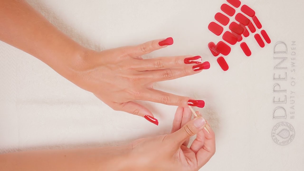 Gel iQ Gel Nail Strips How to apply