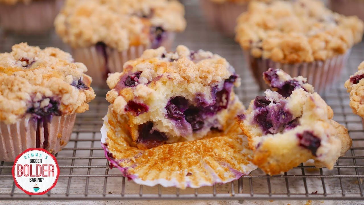 Gemma’s Best-Ever Blueberry Muffins | Bigger Bolder Baking