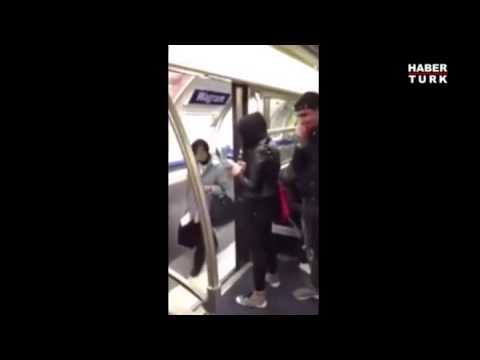 Genç kıza metroda şok hareket!