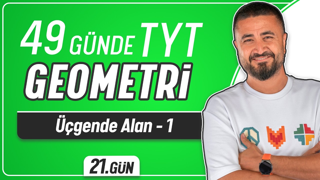 Üçgende Alan 1 | 49 Günde TYT Geometri Kampı 21.Gün | Rehber Matematik