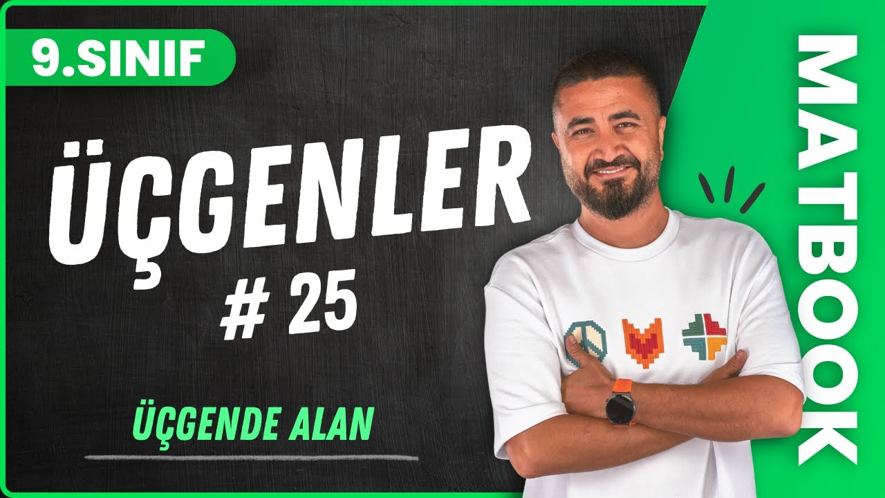Üçgende Alan 1 | Üçgenler 25 | 9.SINIF MATEMATİK | 2024