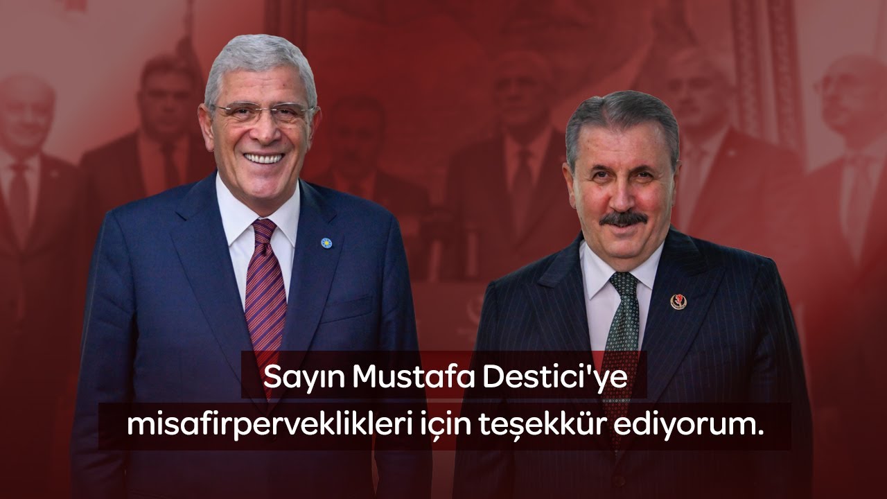 Genel Başkanımız Sn. Müsavat Dervişoğlu, BBP Genel Başkanı Sn. Mustafa Destici