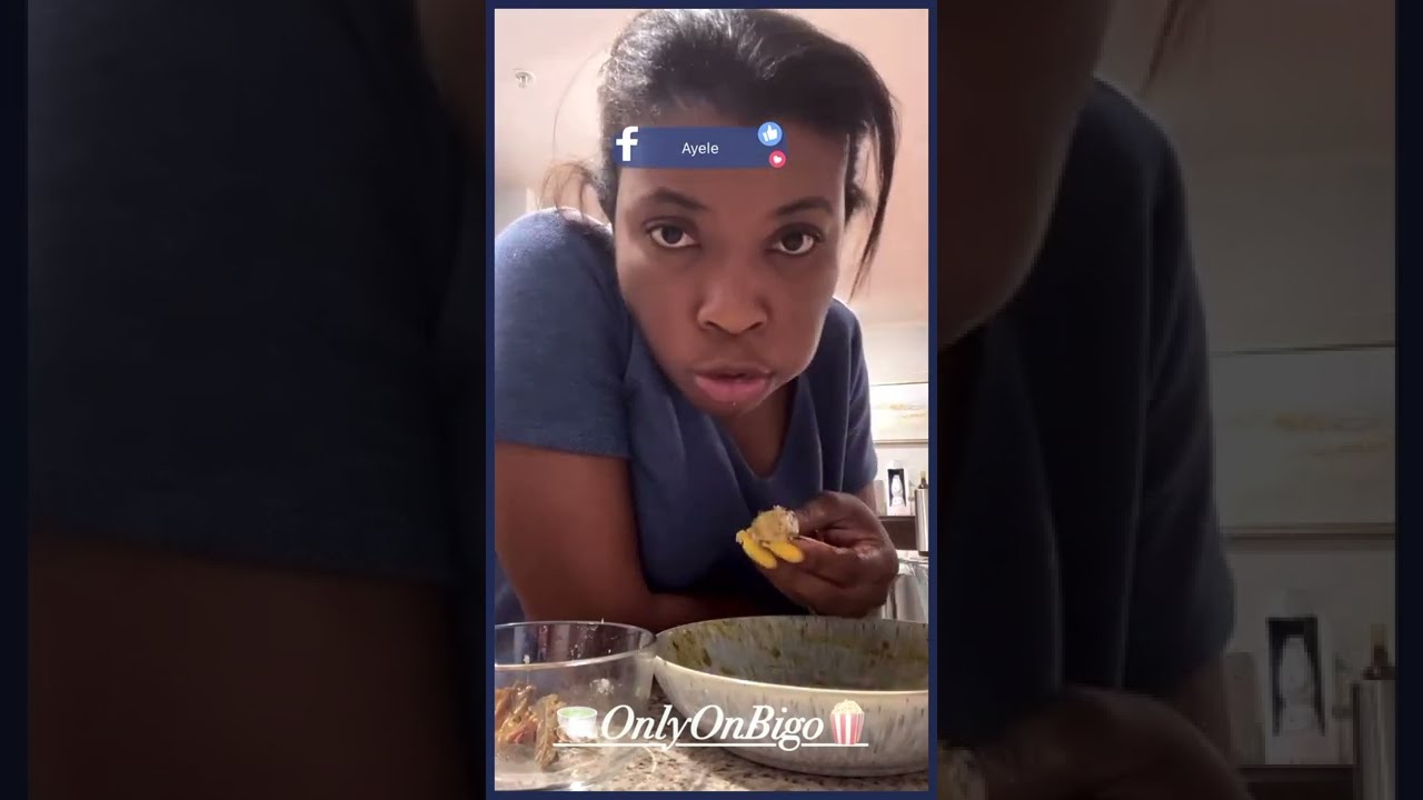 Genevieve Eats FuFu & Okra Soup 🍲 & Twerks For The People😂 #bigo #bigolive