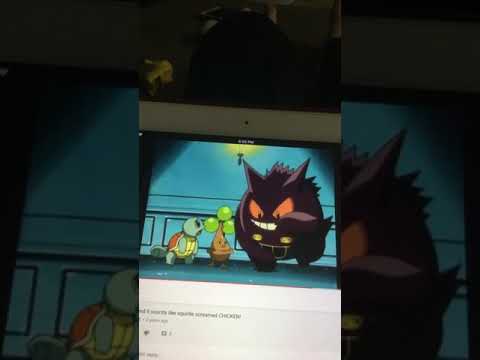 Gengar made squirtle cry