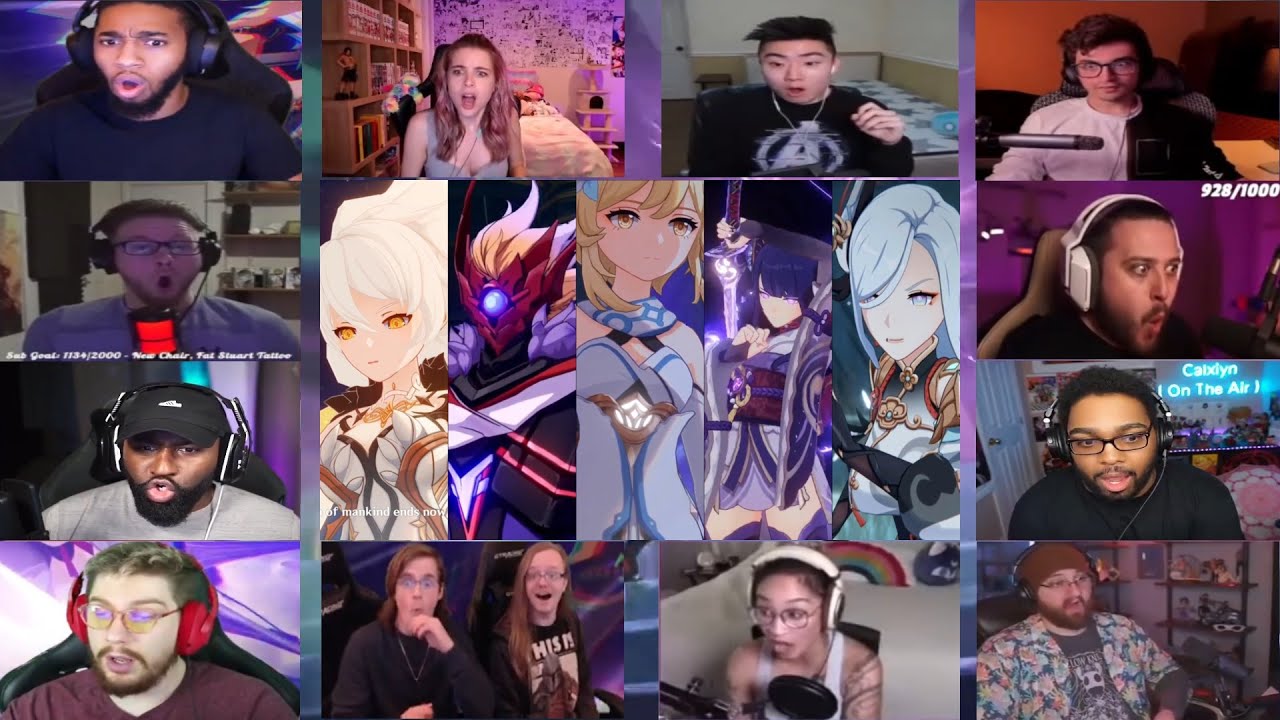 Genshin Impact All Archon Quest Cutscenes Reaction Mashup (1.0-2.4)