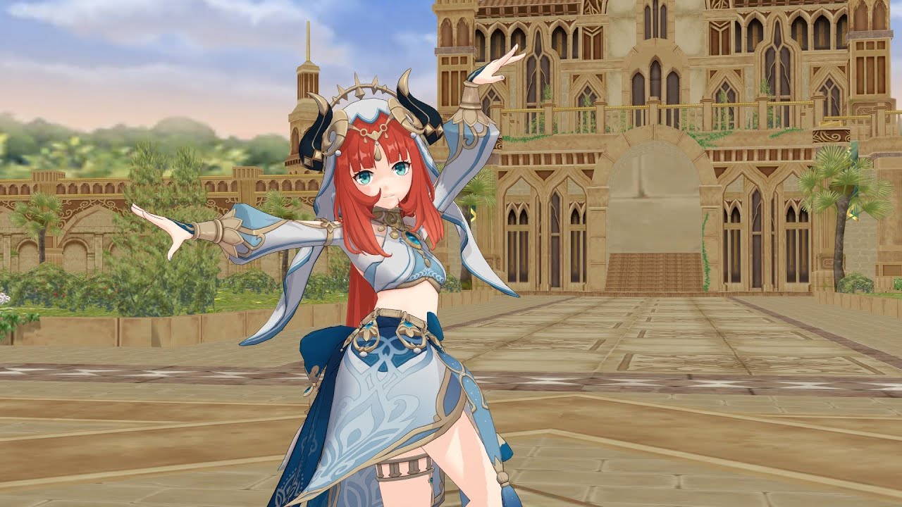 Genshin Impact MMD Nilou Dilbar Belly Dance