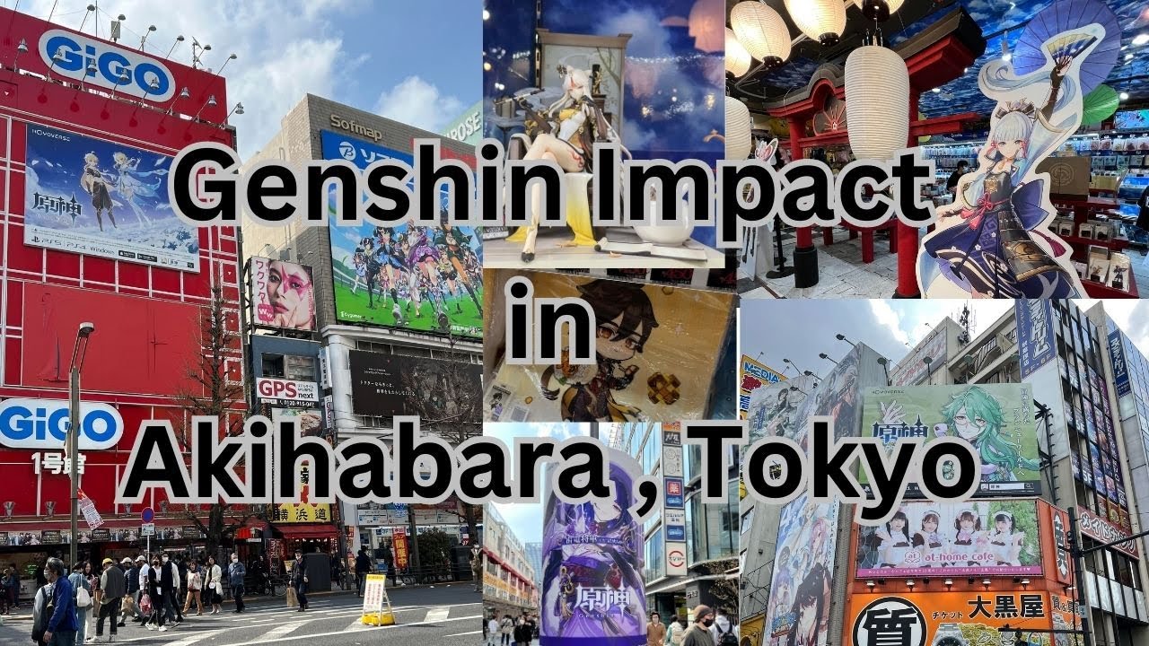 Genshin Impact Store and Merch in Akihabara