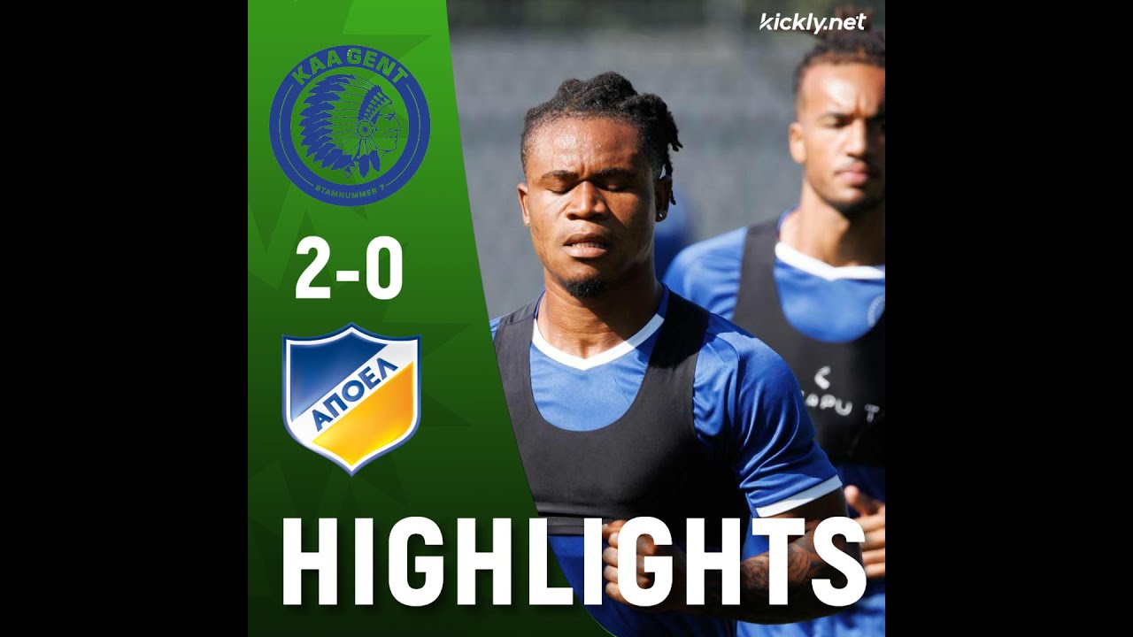 GENT 2-0 APOEL EXTENDED HIGHLIGHTS | 24/08/2023
