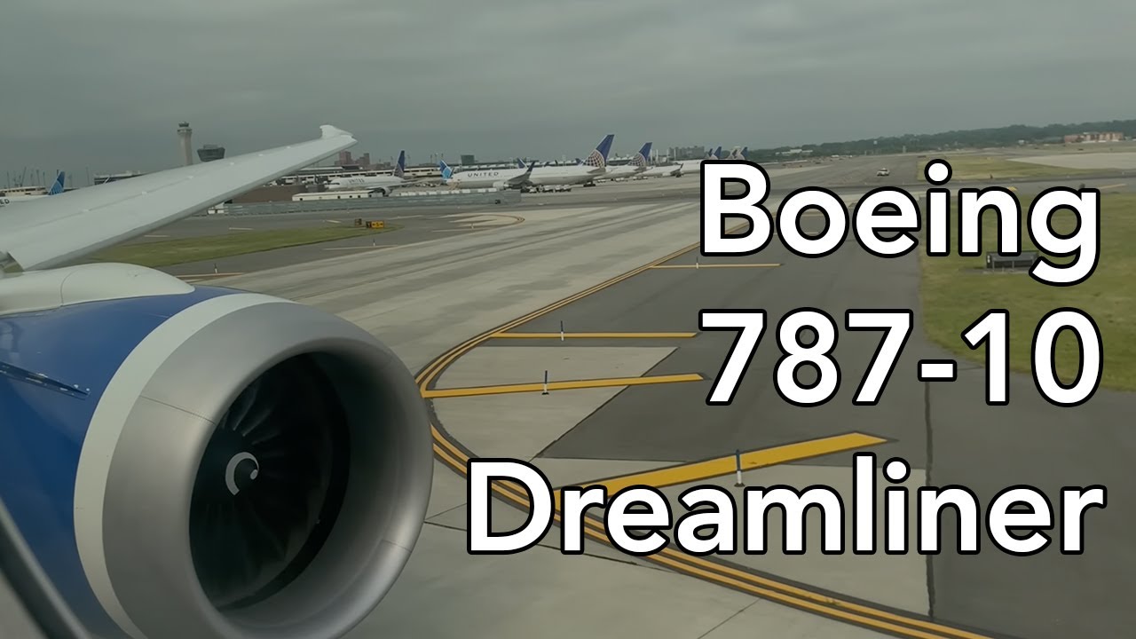 GEnX-1B SPOOL UP!!! | UNITED | 787-10 DREAMLINER | STARTUP TAXI & TAKEOFF | EWR - NEWARK | RWY22R