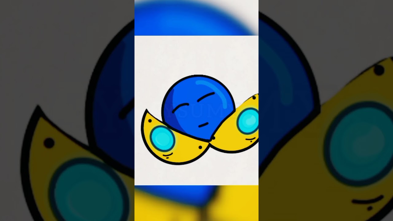 GEOMETRY DASH ANIMATION DIFFICULTIES #geometrydash #animation #viral